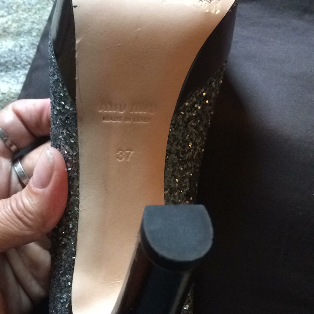 Miu Miu Heels Size 37 7 Excellent Condition - image 6